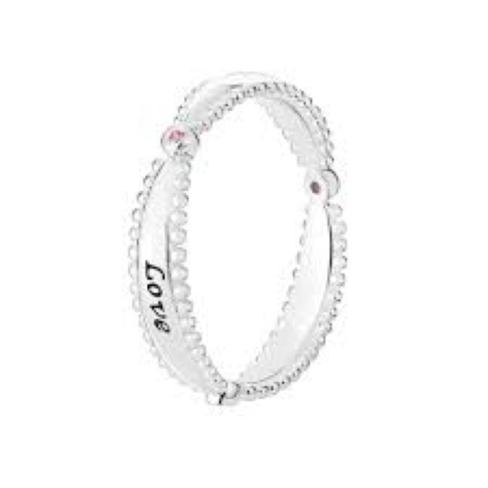 Chamilia Words of Love Amor Sterling Silver Ring NWT